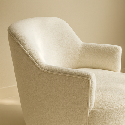 Clarita Chenille Fabric Accent Chair
