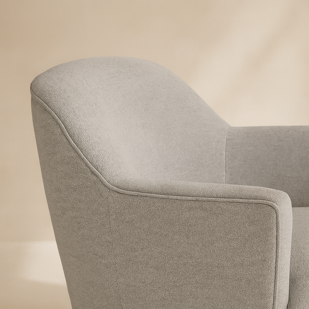 Clarita Chenille Fabric Accent Chair