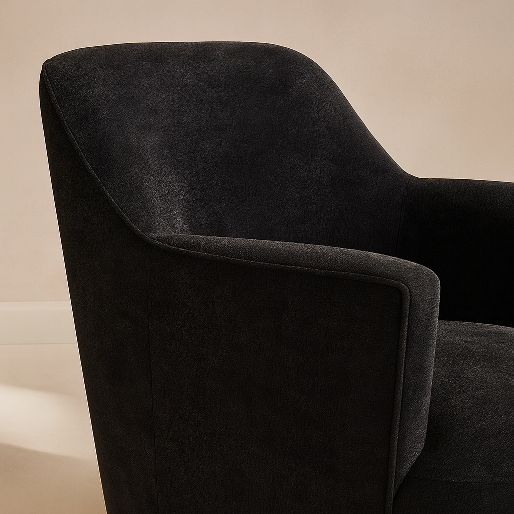 Clarita Chenille Fabric Accent Chair