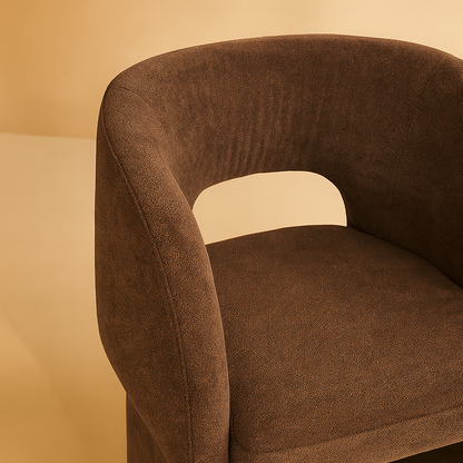 Emmet Chenille Fabric Accent Chair