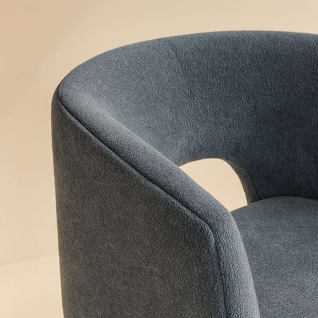 Emmet Chenille Fabric Accent Chair