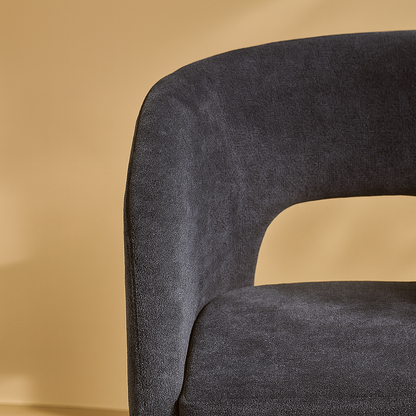 Emmet Chenille Fabric Accent Chair