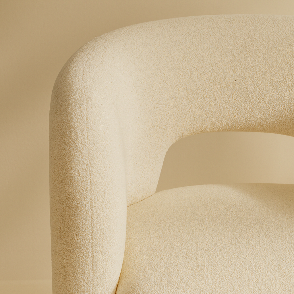 Emmet Chenille Fabric Accent Chair