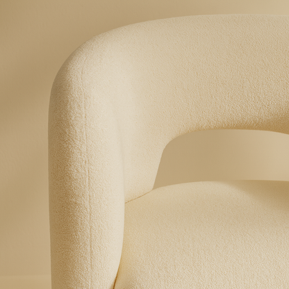 Emmet Chenille Fabric Accent Chair