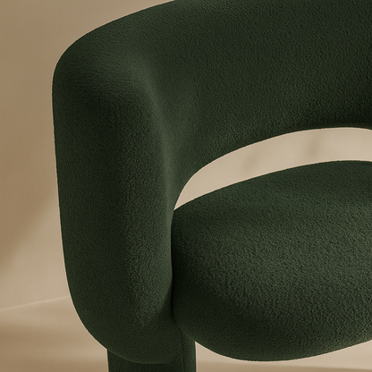 Emmet Boucle Fabric Accent Chair