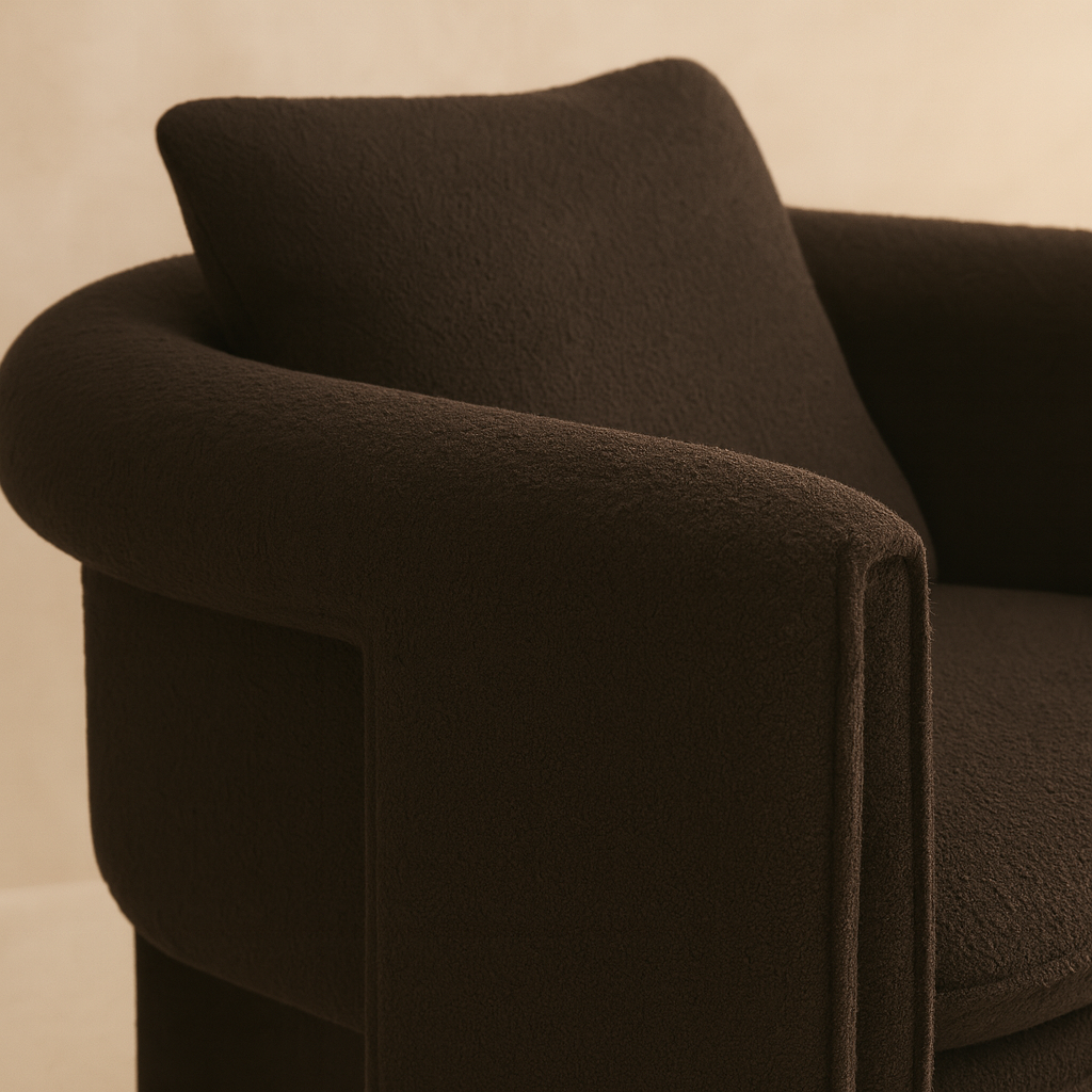 Stylus Boucle Accent Chair