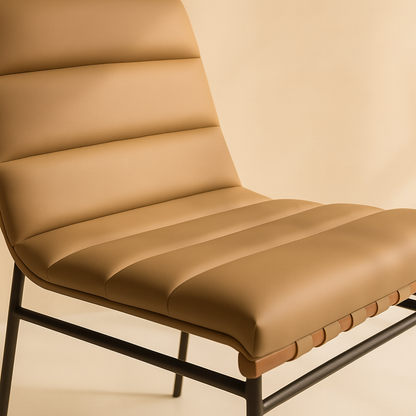 Burke Vegan Leather Accent Chair