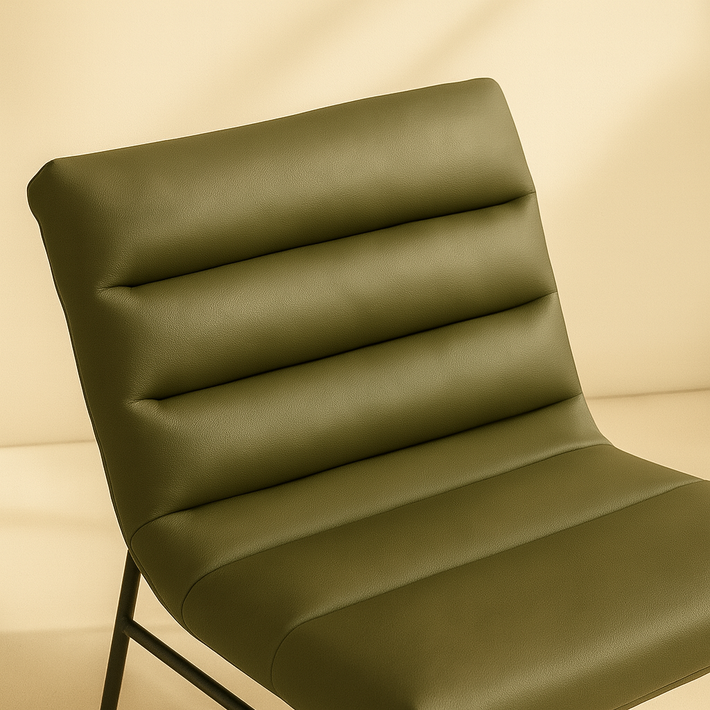 Burke Vegan Leather Accent Chair