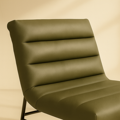 Burke Vegan Leather Accent Chair