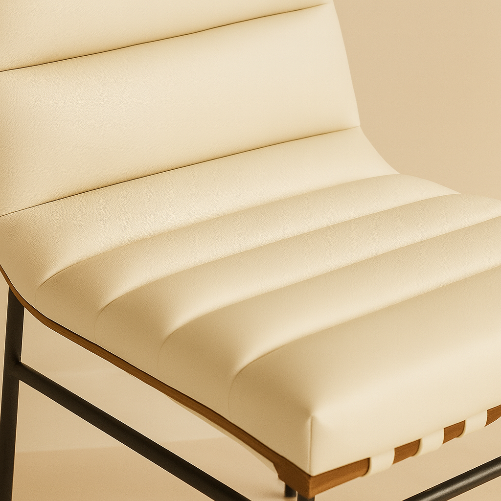 Burke Vegan Leather Accent Chair