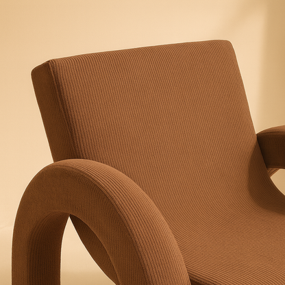 Corduroy Accent Chair