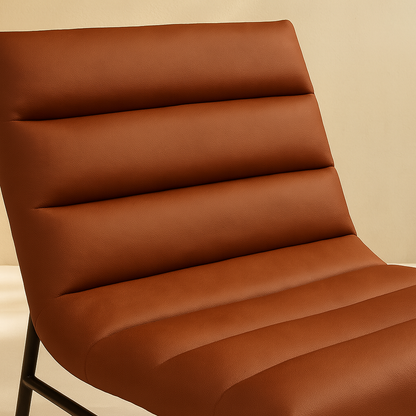 Burke Vegan Leather Accent Chair