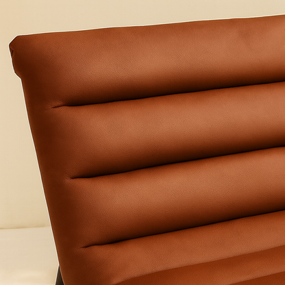 Burke Vegan Leather Accent Chair