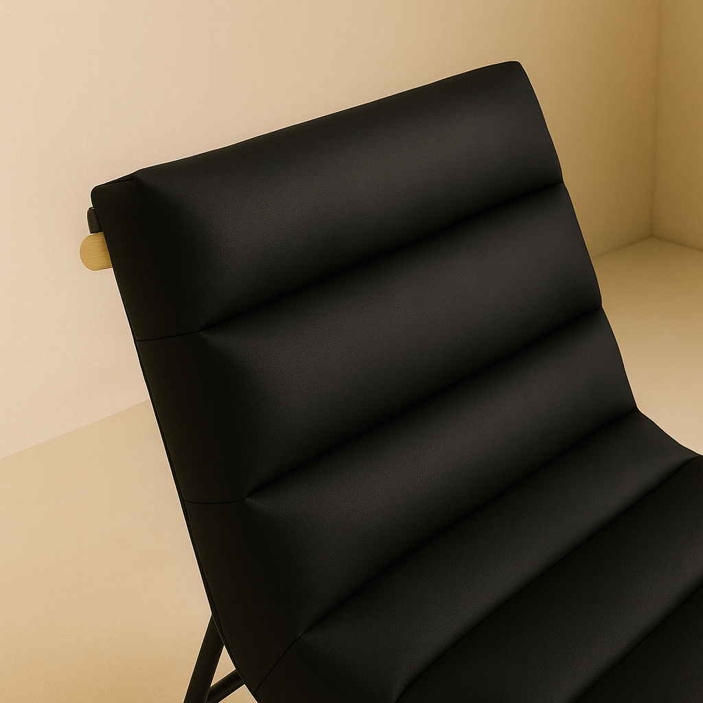 Burke Vegan Leather Accent Chair