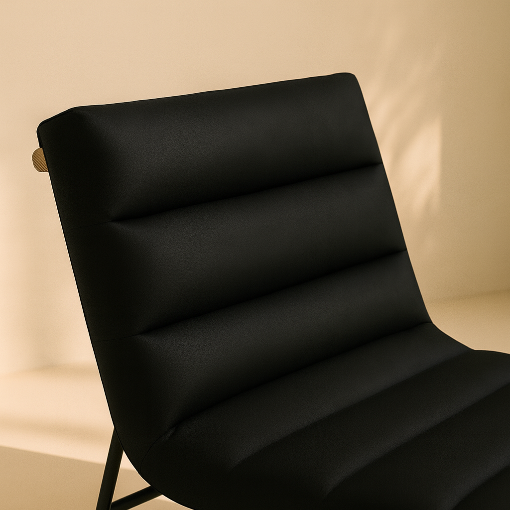 Burke Vegan Leather Accent Chair