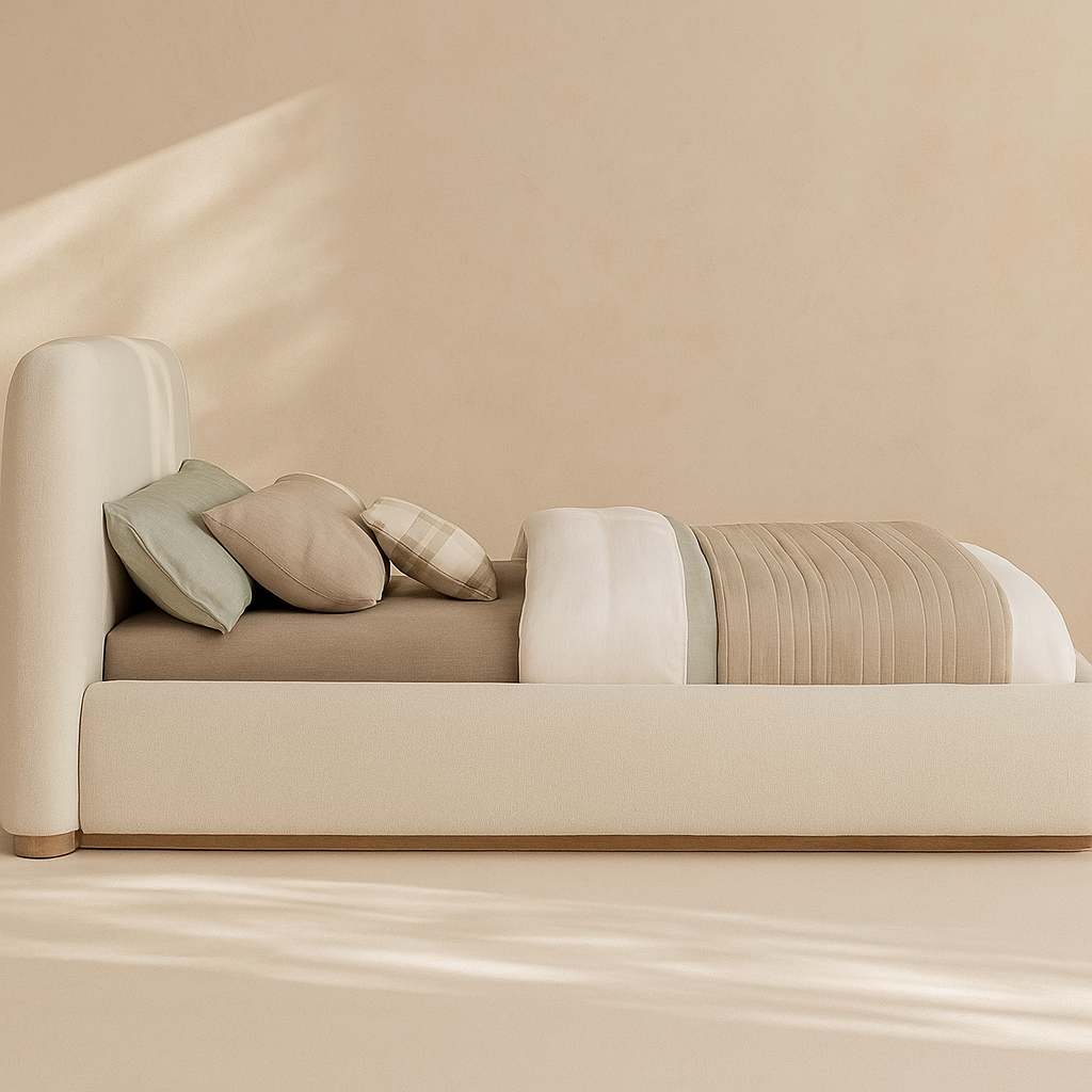 Vaughn Boucle Fabric Bed