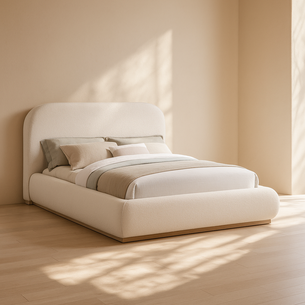 Vaughn Boucle Fabric Bed