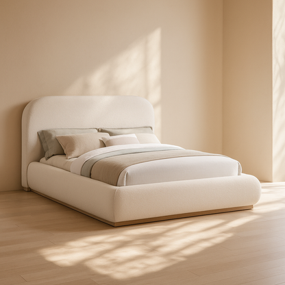 Vaughn Boucle Fabric Bed