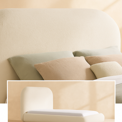 Vaughn Boucle Fabric Bed