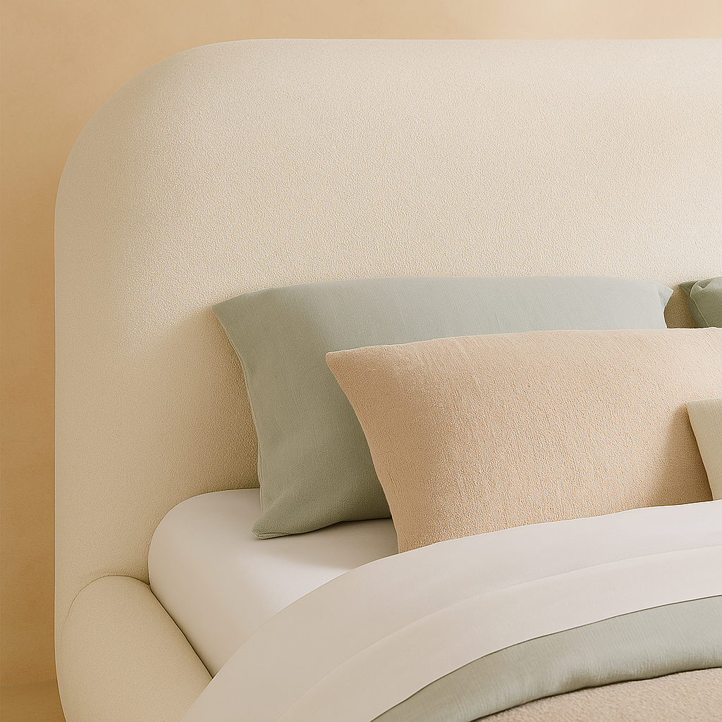 Vaughn Boucle Fabric Bed