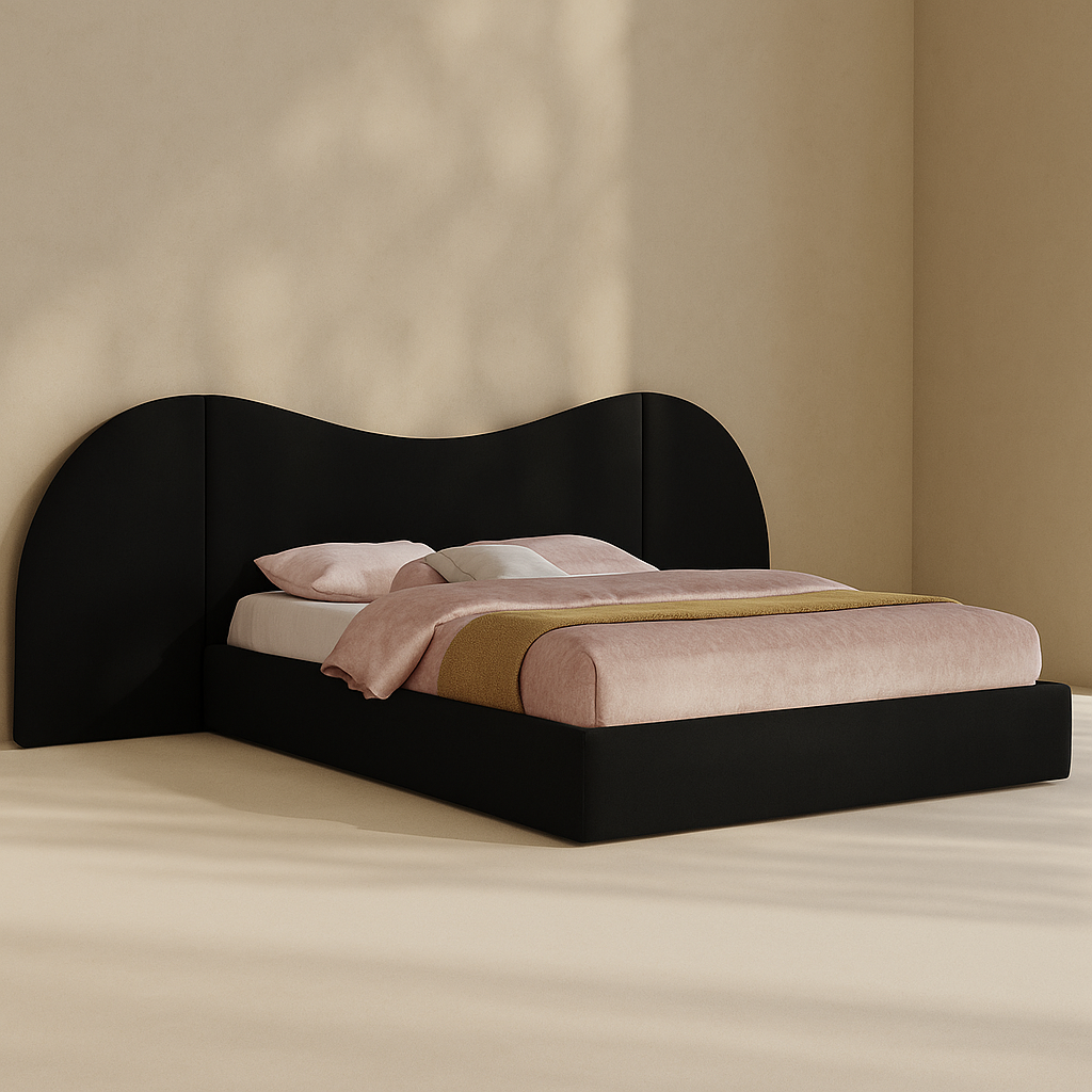 Everest Linen Fabric Bed