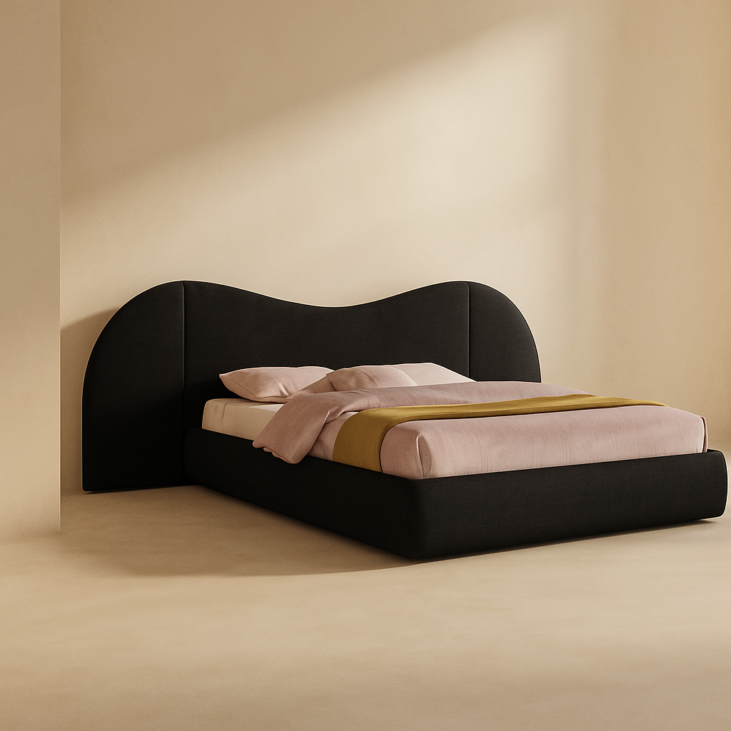 Everest Linen Fabric Bed