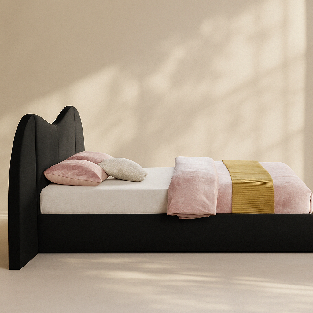 Everest Linen Fabric Bed