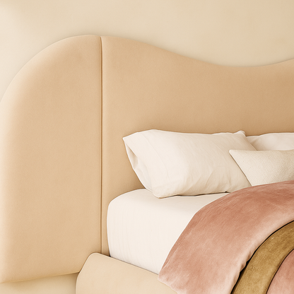 Everest Linen Fabric Bed