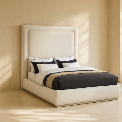 Brooke Linen Fabric Bed