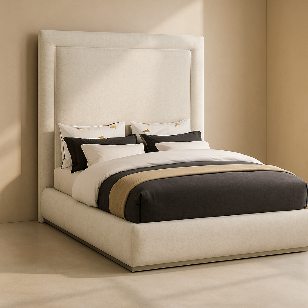Brooke Linen Fabric Bed