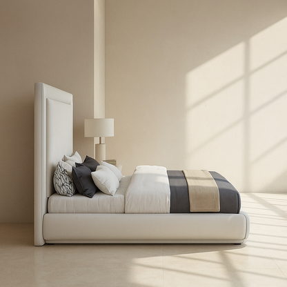 Brooke Linen Fabric Bed