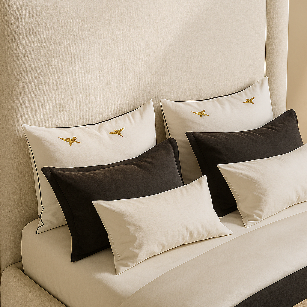 Brooke Linen Fabric Bed