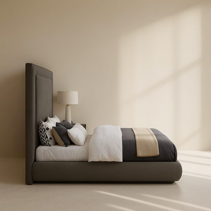 Brooke Linen Fabric Bed