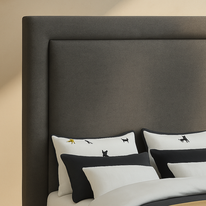 Brooke Linen Fabric Bed