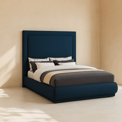 Brooke Linen Fabric Bed