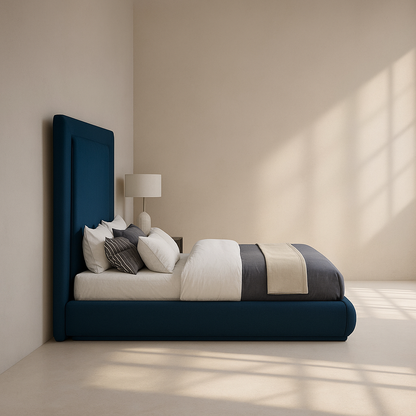 Brooke Linen Fabric Bed