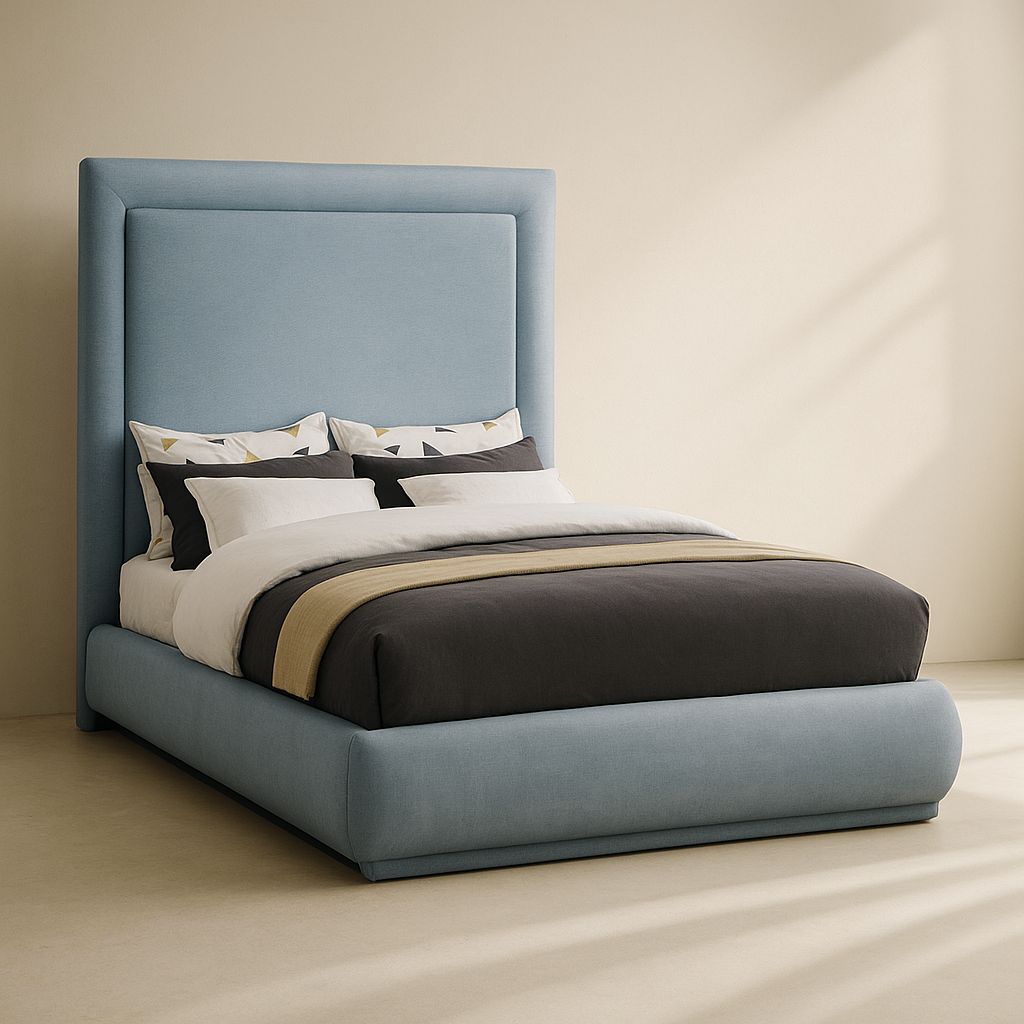 Brooke Linen Fabric Bed