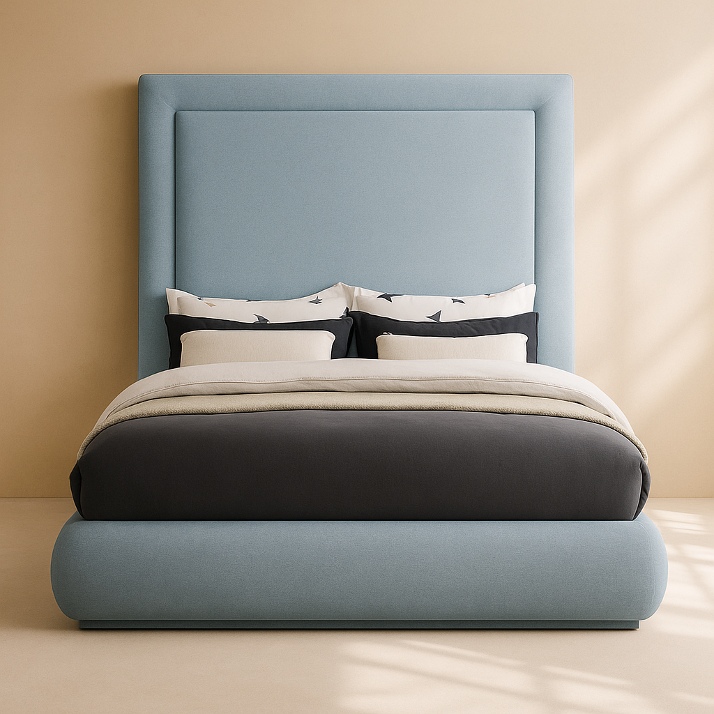 Brooke Linen Fabric Bed