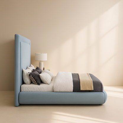 Brooke Linen Fabric Bed