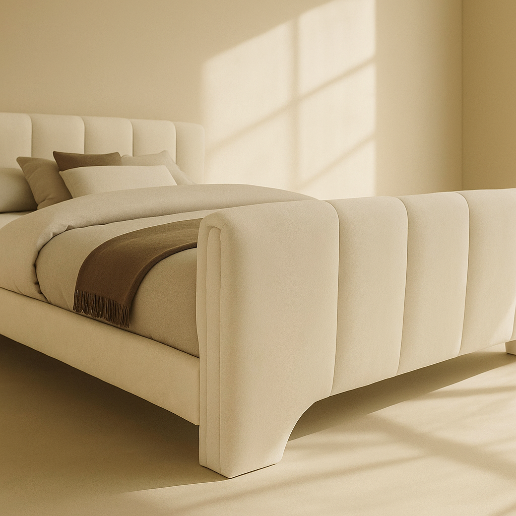 Camila Chenille Fabric Bed