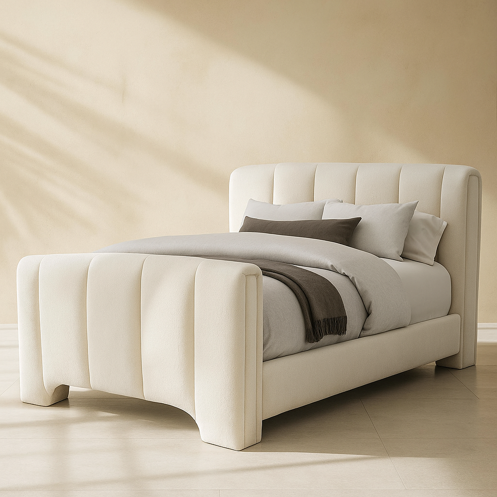 Camila Chenille Fabric Bed