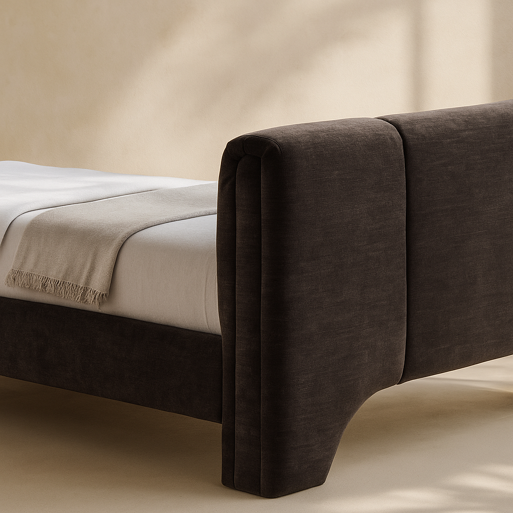 Camila Chenille Fabric Bed