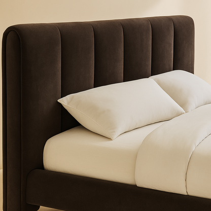 Camila Chenille Fabric Bed