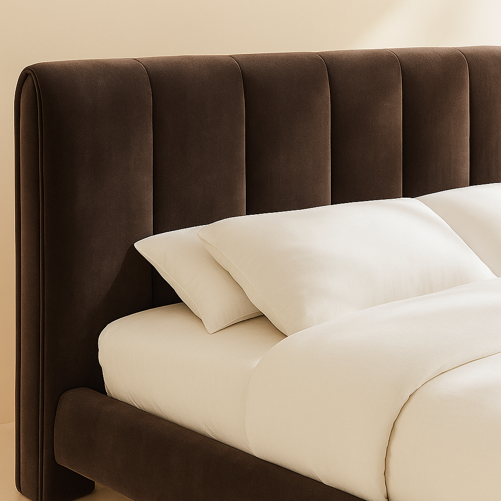 Camila Chenille Fabric Bed