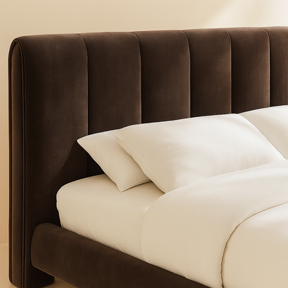 Camila Chenille Fabric Bed