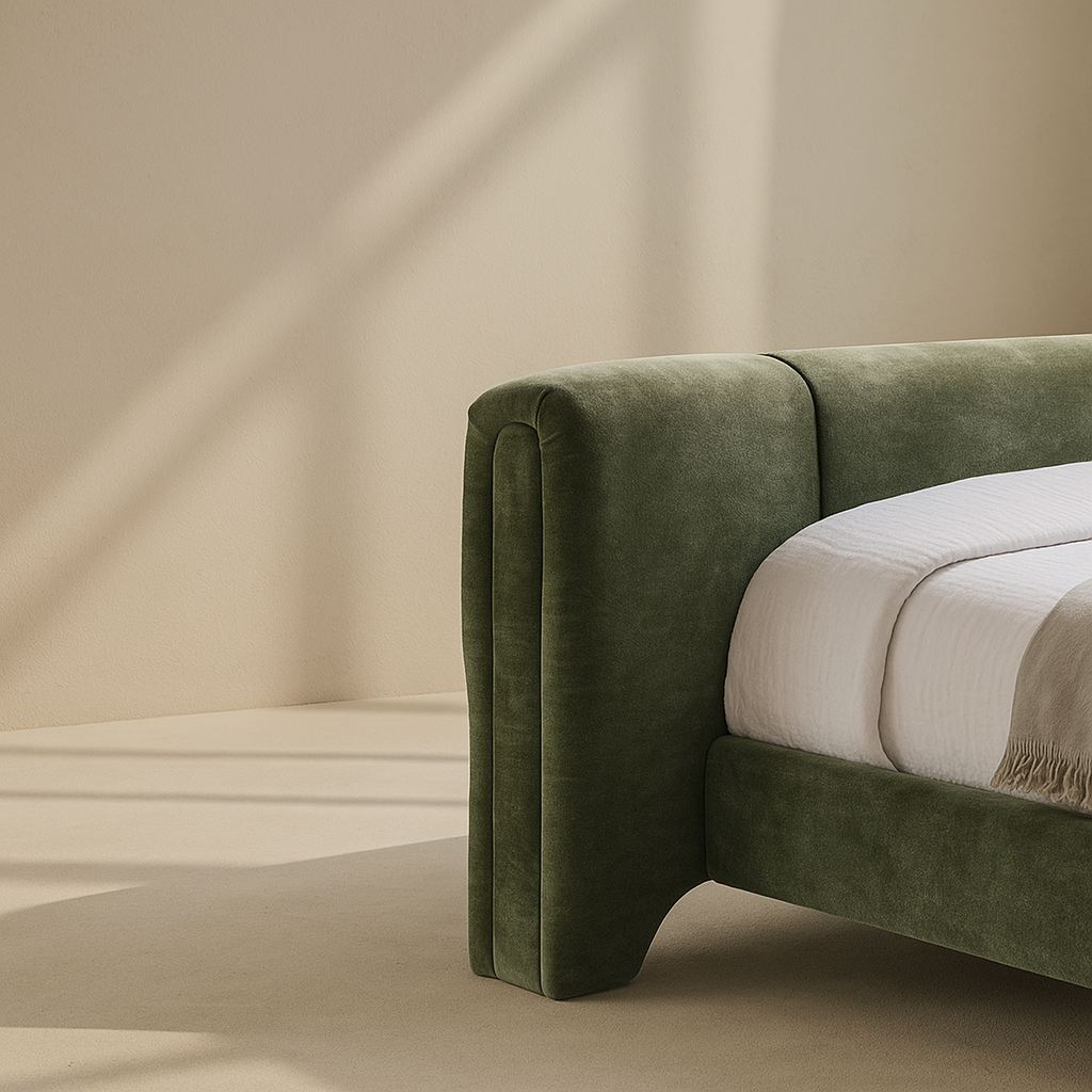 Camila Chenille Fabric Bed