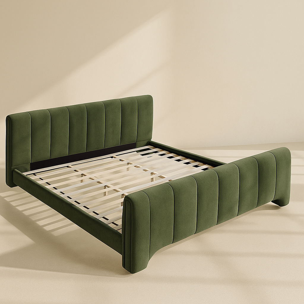 Camila Chenille Fabric Bed