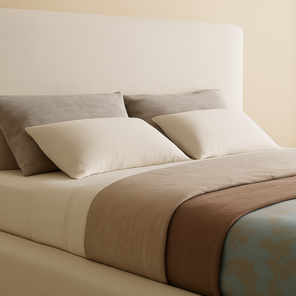 Devin Linen Fabric Bed