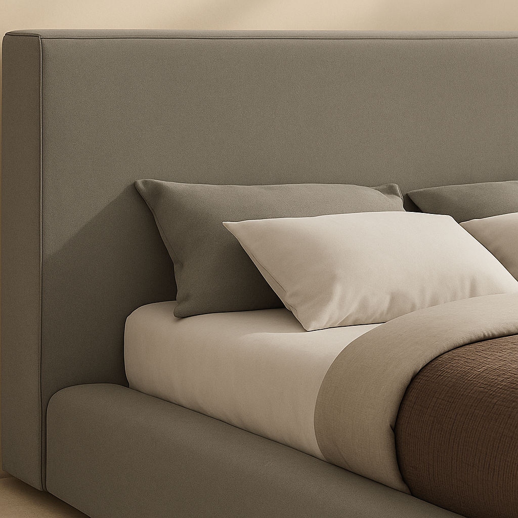 Devin Linen Fabric Bed