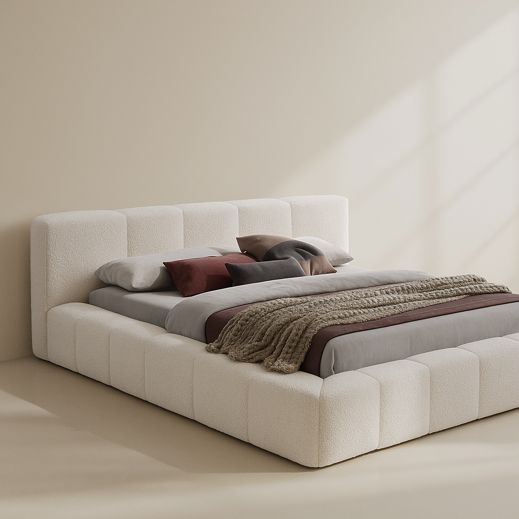 Carlin Chenille Fabric Bed